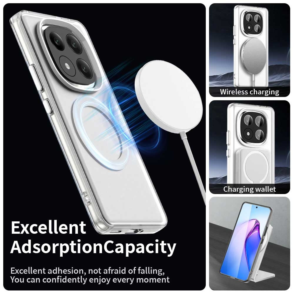 Funda MagSafe para Xiaomi Redmi Note 14 Pro+ 5G, Techsuit, CandyCase, Blanca