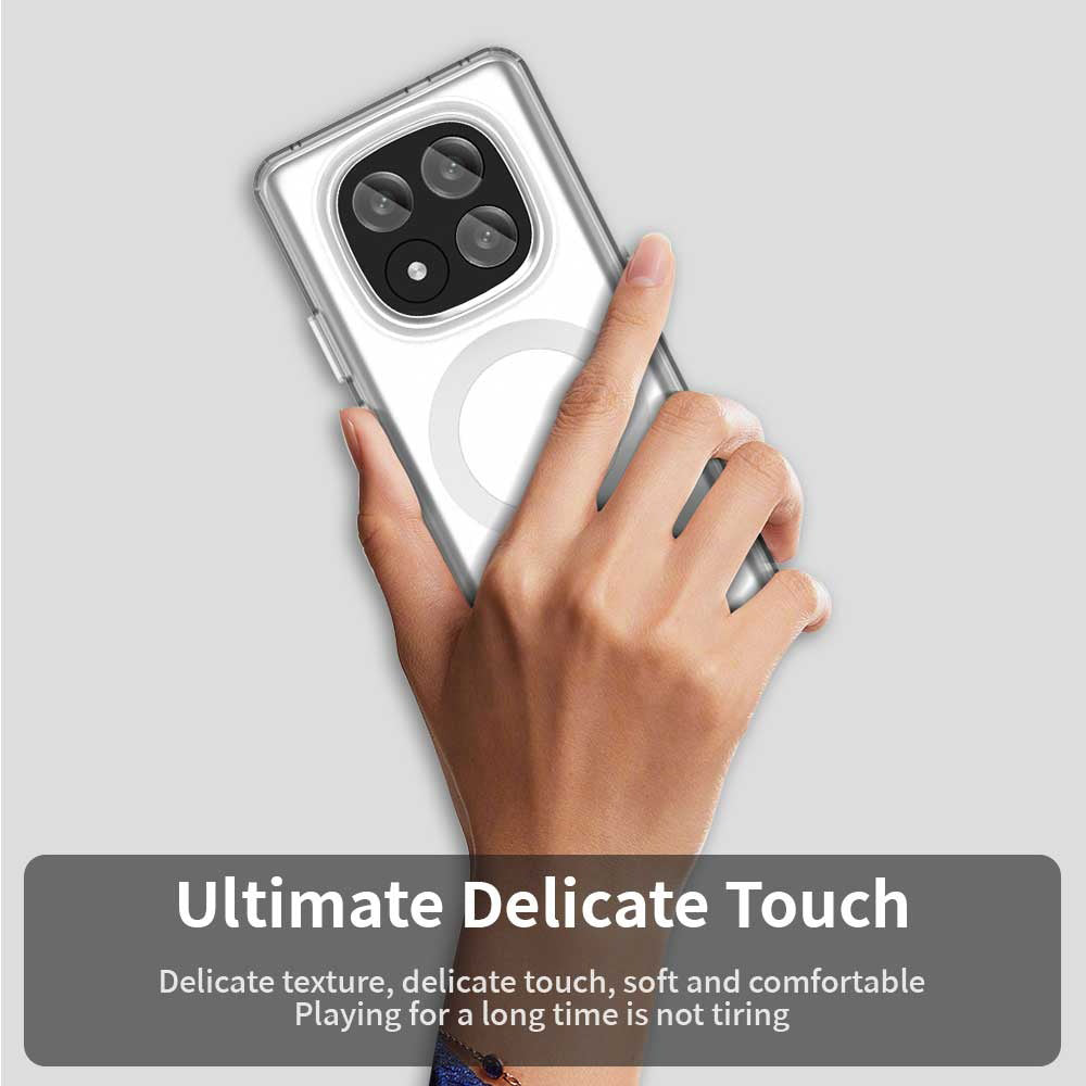 Funda MagSafe para Xiaomi Redmi Note 14 Pro+ 5G, Techsuit, CandyCase, Blanca