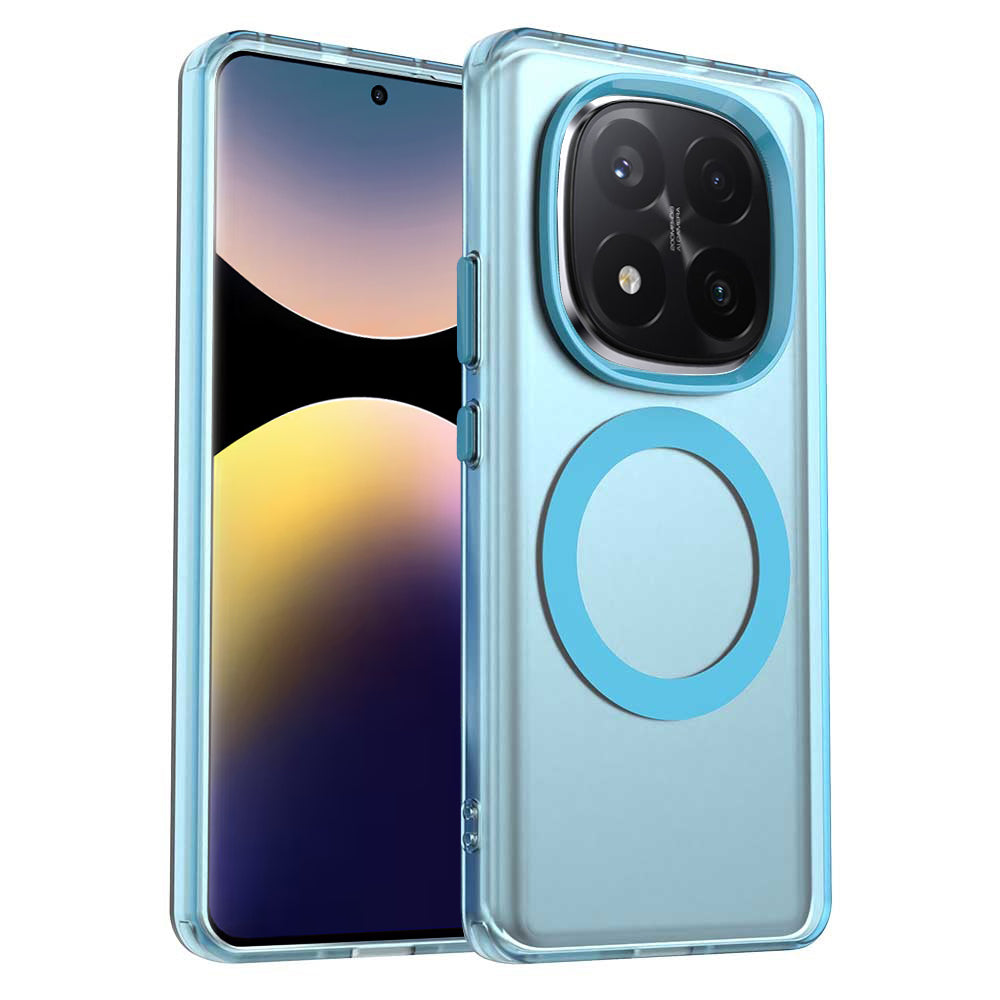 Funda MagSafe para Xiaomi Redmi Note 14 Pro+ 5G, Techsuit, CandyCase, Azul