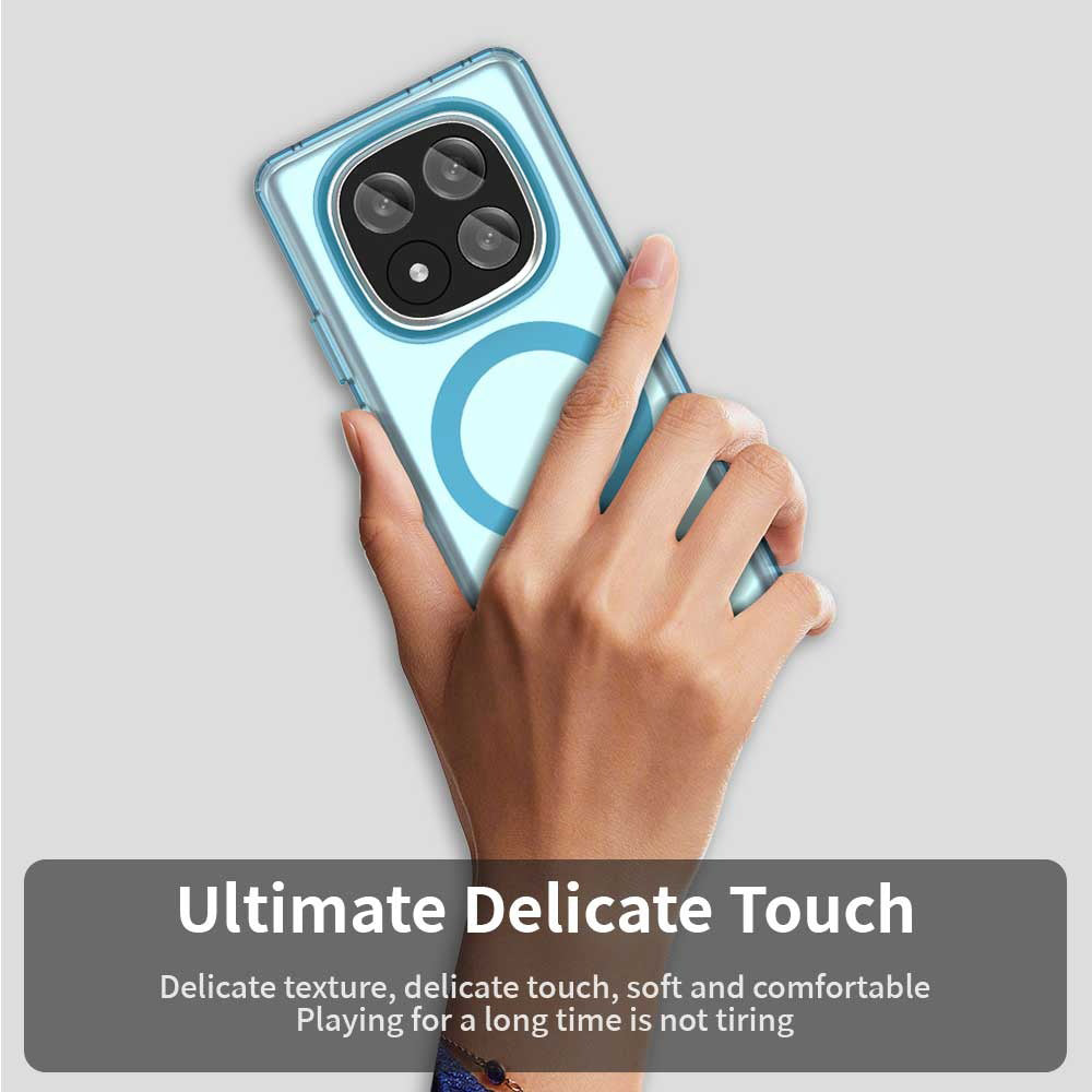Funda MagSafe para Xiaomi Redmi Note 14 Pro+ 5G, Techsuit, CandyCase, Azul