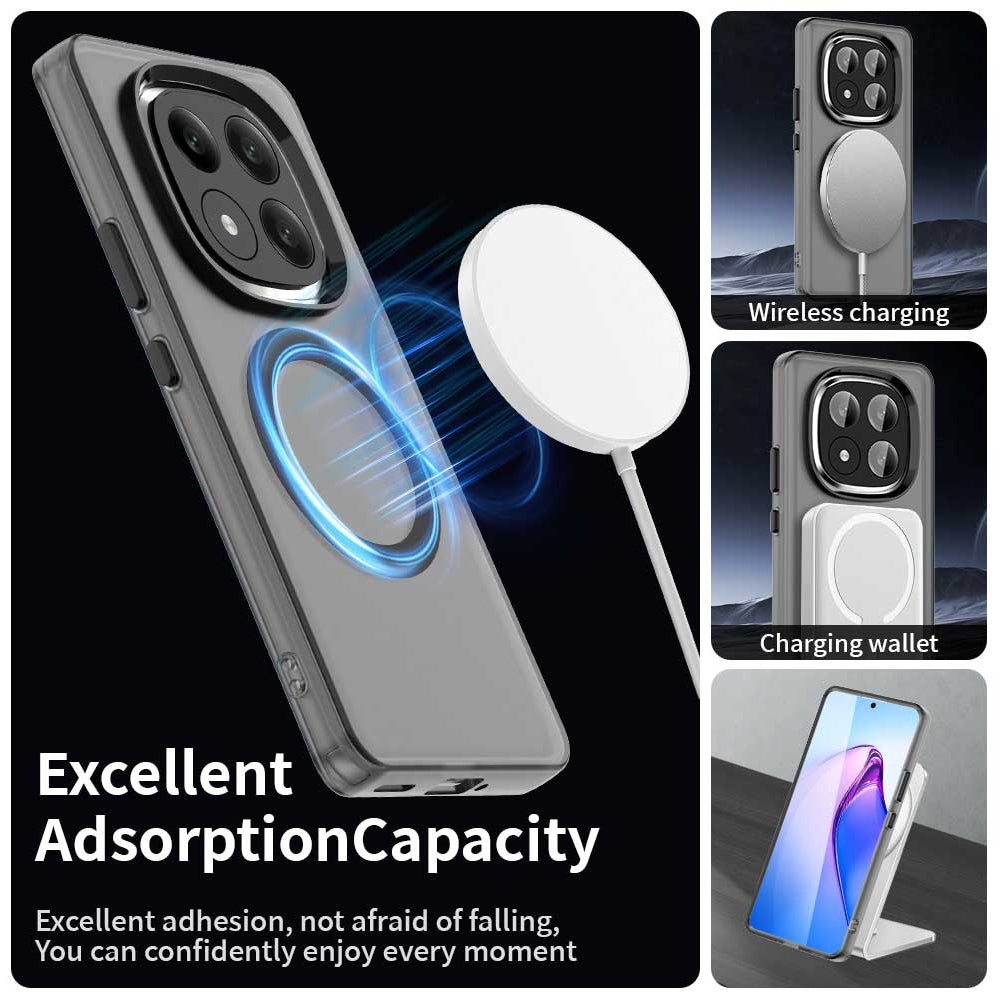 Funda MagSafe para Xiaomi Redmi Note 14 Pro+ 5G, Techsuit, CandyCase, Negra