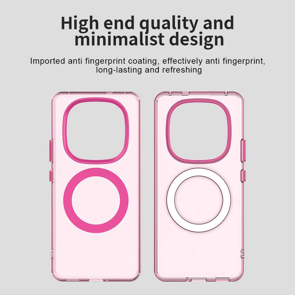 Funda MagSafe para Xiaomi Redmi Note 14 Pro+ 5G, Techsuit, CandyCase, Rosa