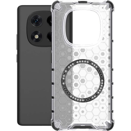 Funda MagSafe para Xiaomi Redmi Note 14 Pro+ 5G, Techsuit, HoneyComb Shield, Blanca