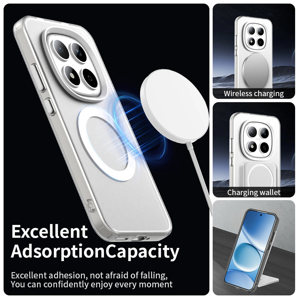 Funda MagSafe para Xiaomi Redmi Note 15 Pro 5G, Techsuit, CandyCase, Blanca