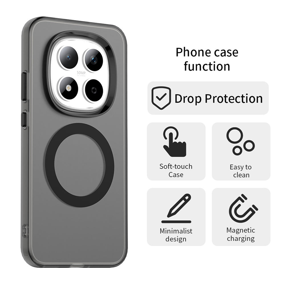 Funda MagSafe para Xiaomi Redmi Note 15 Pro 5G, Techsuit, CandyCase, Negra