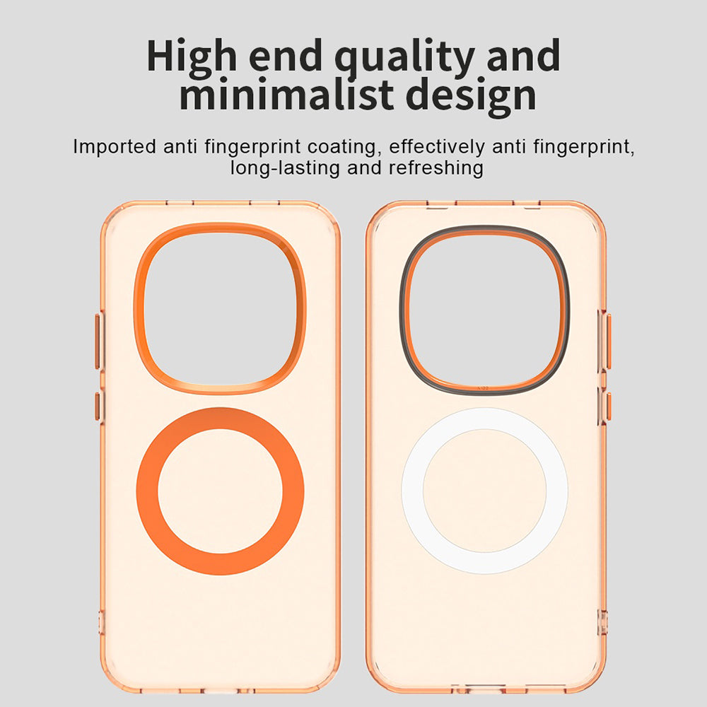 Funda MagSafe para Xiaomi Redmi Note 15 Pro 5G, Techsuit, CandyCase, Naranja