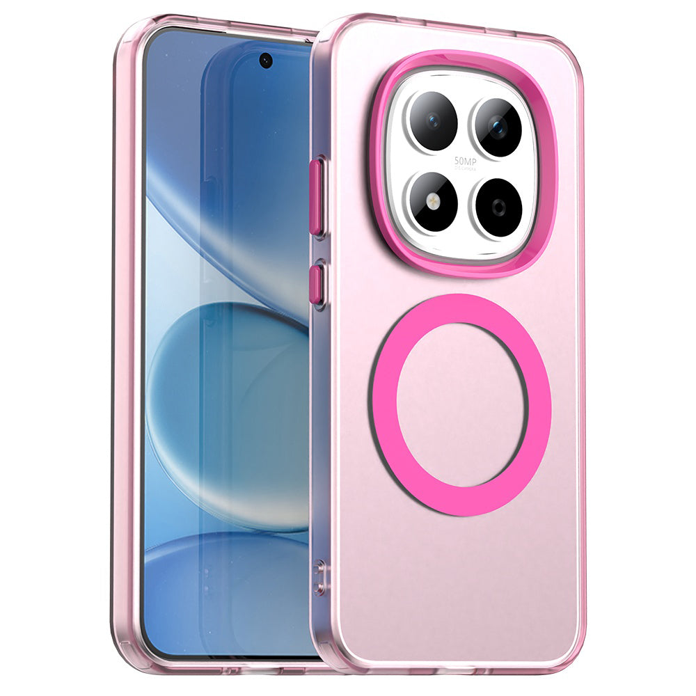 Funda MagSafe para Xiaomi Redmi Note 15 Pro 5G, Techsuit, CandyCase, Rosa