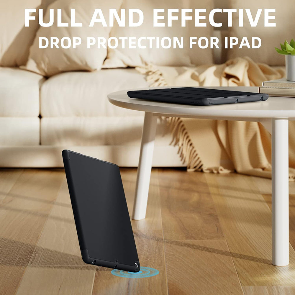 Funda para Apple iPad 10.2 (2021) / 10.2 (2020) / 10.2 (2019), Techsuit, Flex Trifold, Negra