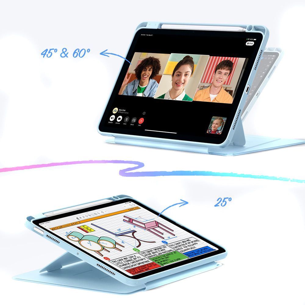 Funda para Apple iPad Air 13 (2026) / Air 13 (2025) / Air 13 (2024), ESR, Flip Hybrid, Azul