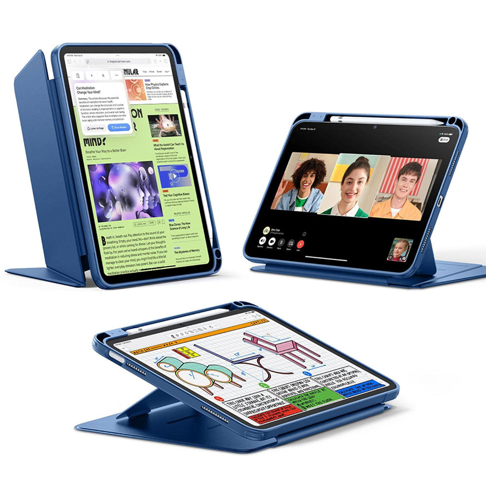 Funda para Apple iPad (2025) / (2022), ESR, Flip Hybrid, Azul