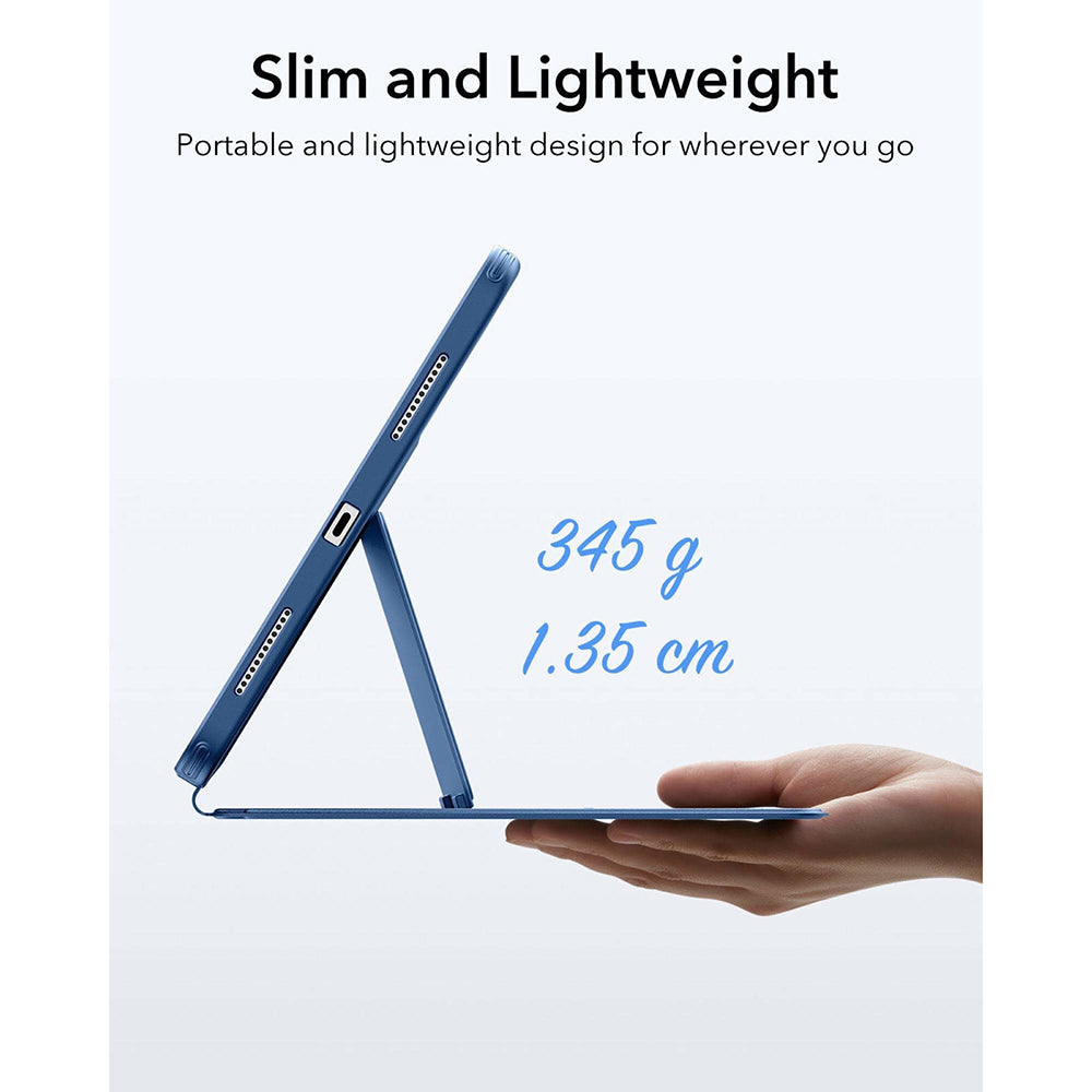 Funda para Apple iPad (2025) / (2022), ESR, Flip Hybrid, Azul