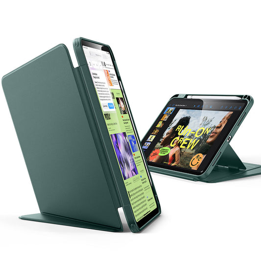 Funda para Apple iPad (2025) / (2022), ESR, Flip Hybrid con soporte para lápiz, Verde