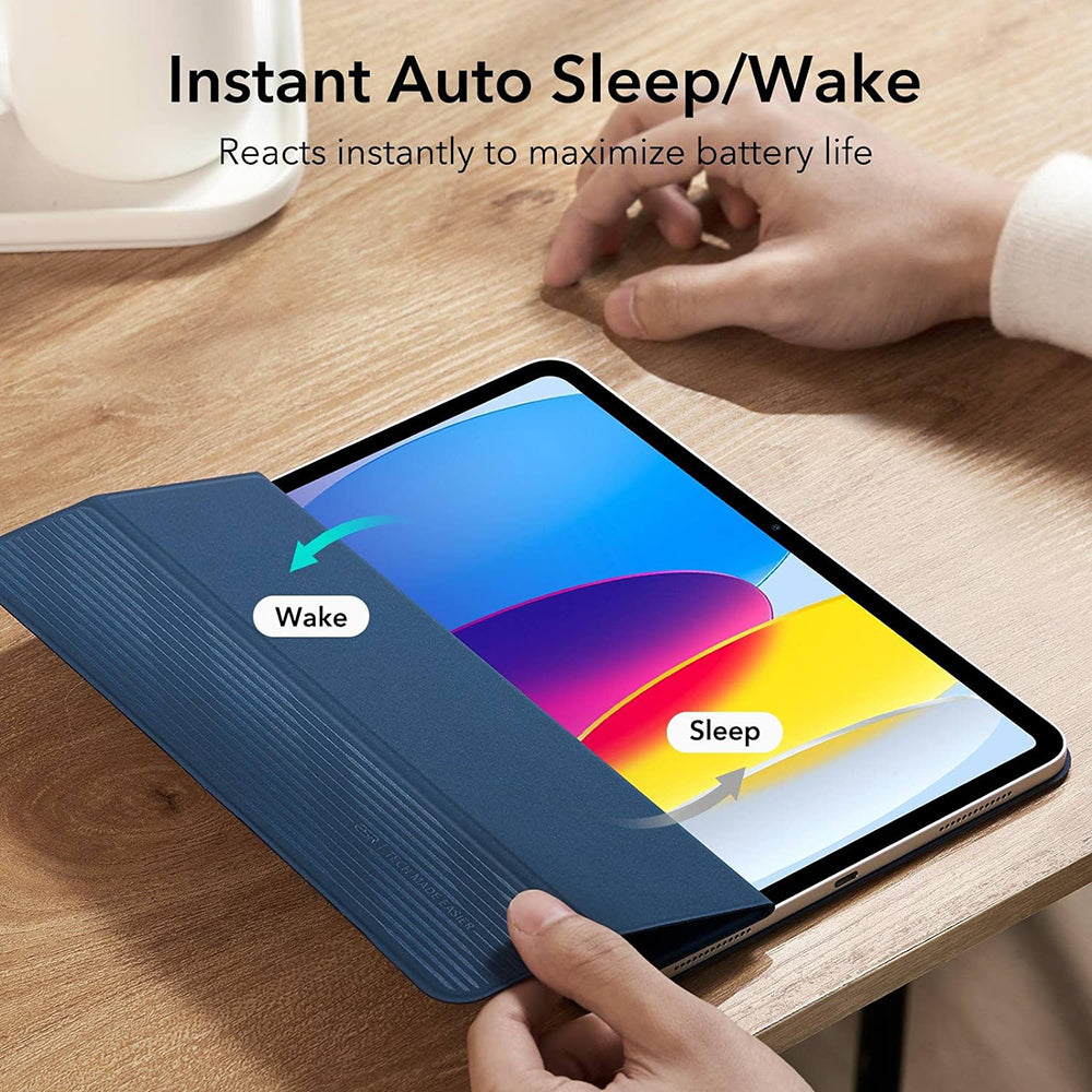 Funda para Apple iPad (2025) / (2022), ESR, Rebound, Azul Marino