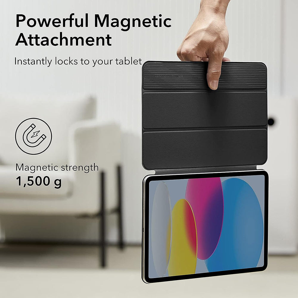 Funda para Apple iPad (2025) / (2022), ESR, Rebound, Negra