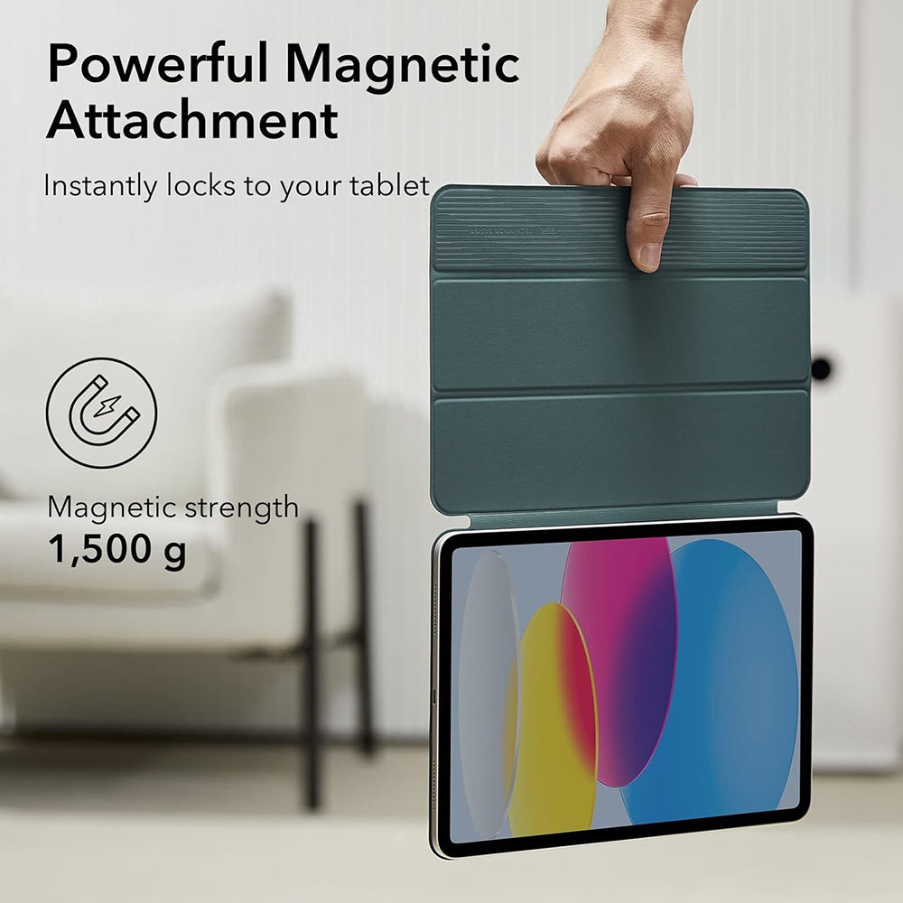 Funda para Apple iPad (2025) / (2022), ESR, Rebound, Verde Satinado