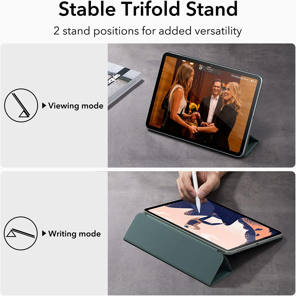 Funda para Apple iPad (2025) / (2022), ESR, Rebound, Verde Satinado