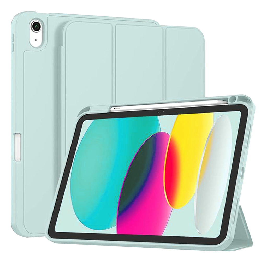 Funda para Apple iPad (2025) / (2022), Techsuit, Flex Trifold, Azul
