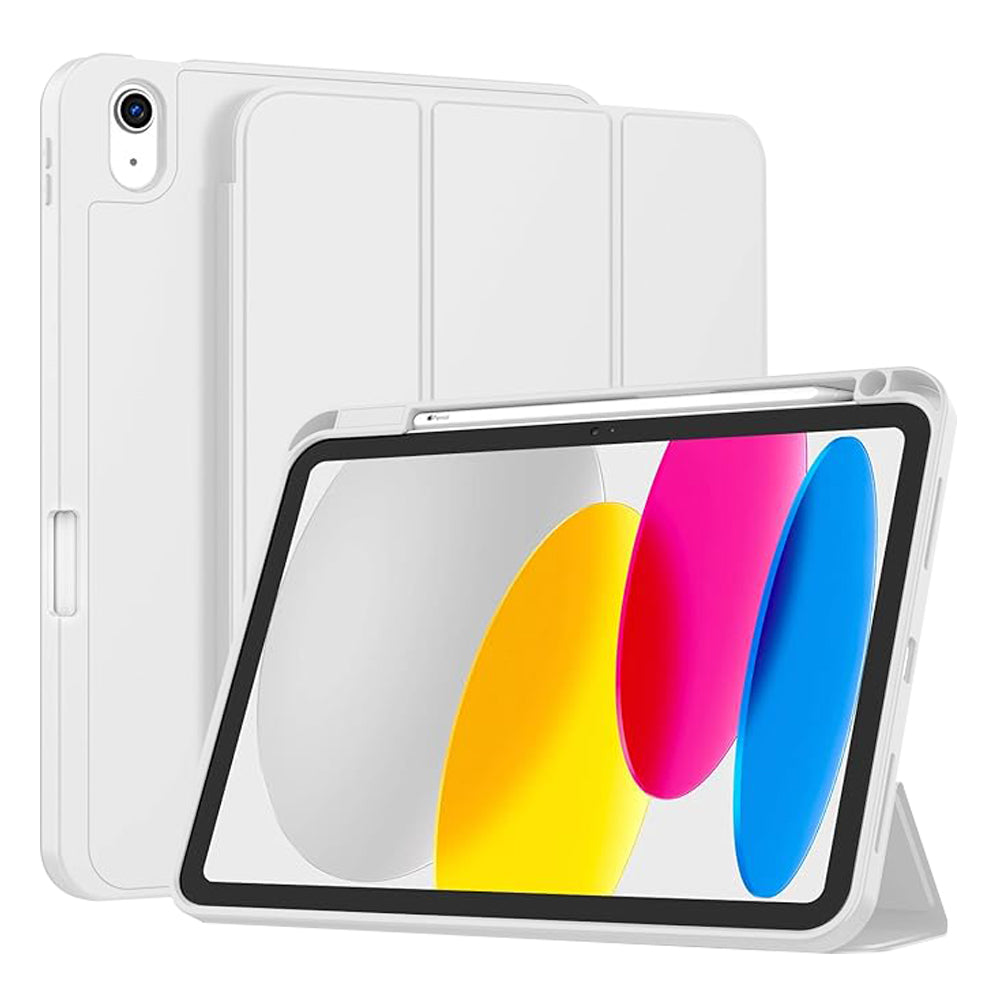 Funda para Apple iPad (2025) / (2022), Techsuit, Flex Trifold, Gris