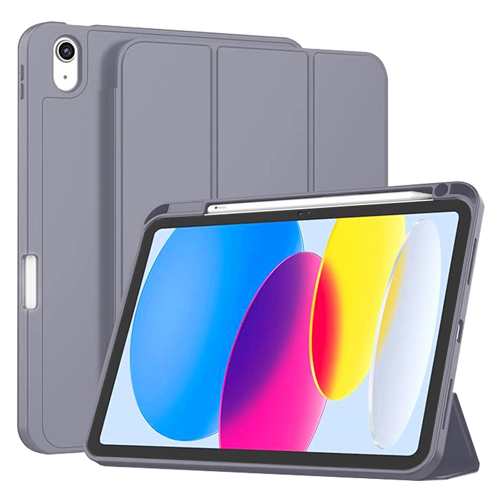 Funda para Apple iPad (2025) / (2022), Techsuit, Flex Trifold, Morado