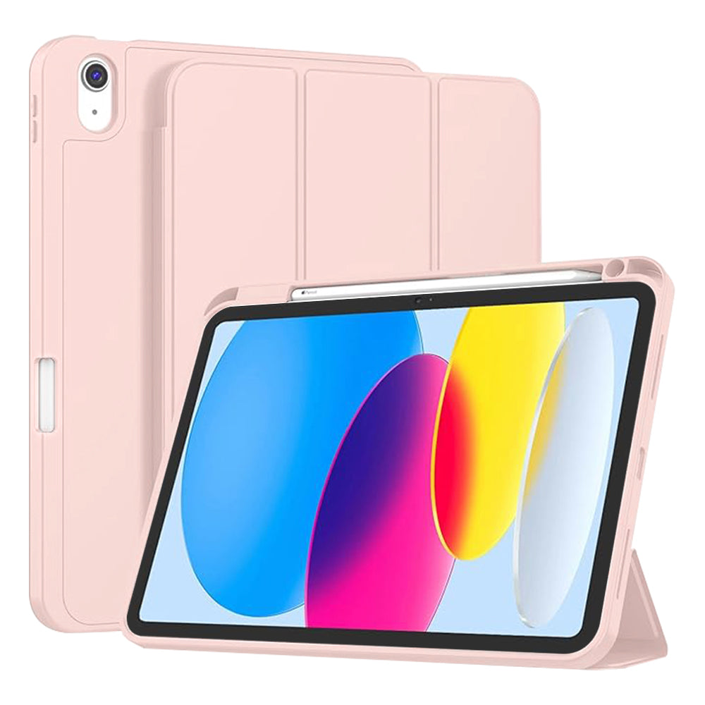 Funda para Apple iPad (2025) / (2022), Techsuit, Flex Trifold, Rosa