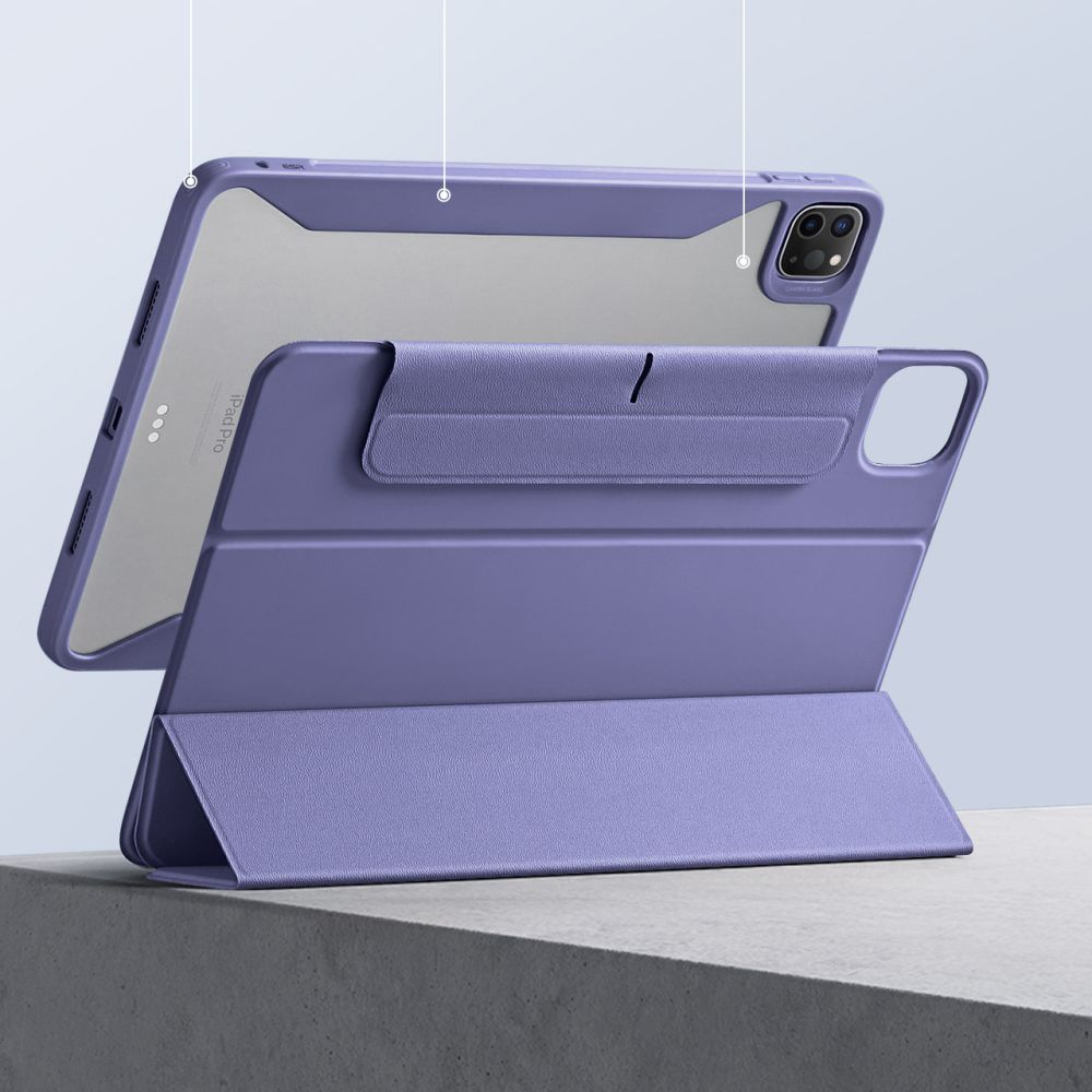 Funda para Apple iPad Pro 13 (2024), ESR, Rebound Hybrid, Morado