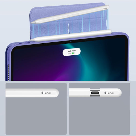 Funda para Apple iPad Pro 13 (2024), ESR, Rebound Hybrid, Morado