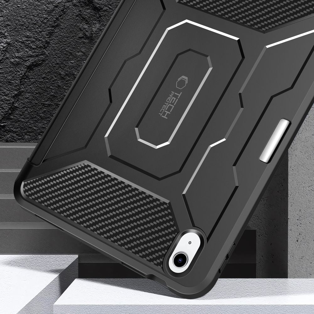 Funda para Apple iPad (2025) / iPad (2022), Tech-Protect, Endurance, Negra