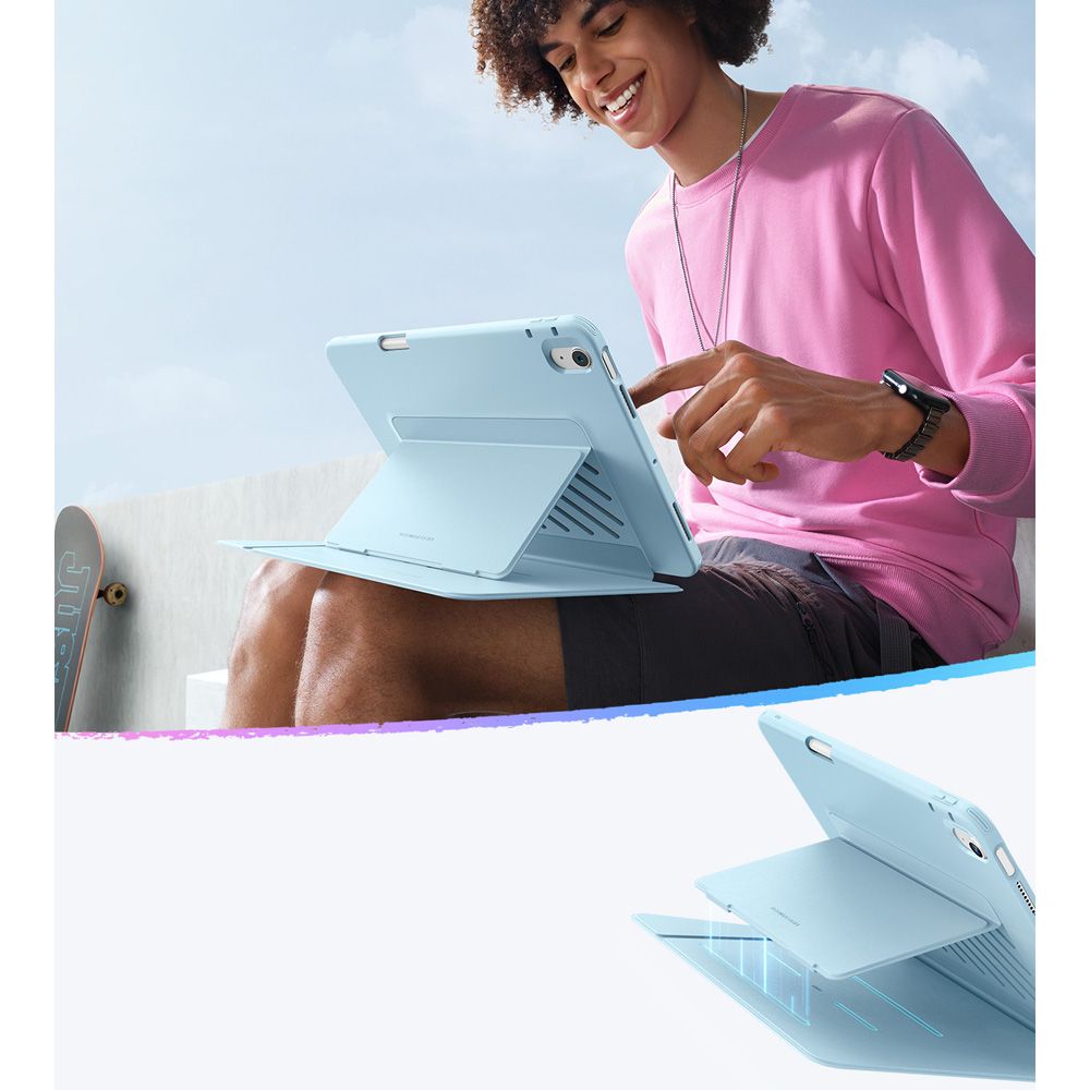 Funda para Apple iPad Air 13 (2026) / Air 13 (2025) / Air 13 (2024), ESR, Flip Hybrid, Azul