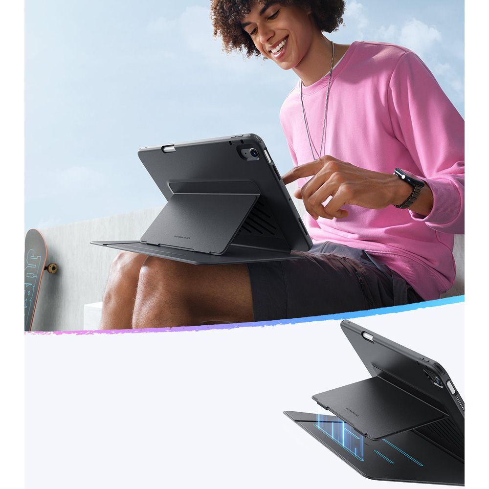 Funda para Apple iPad Air 13 (2025) / Air 13 (2024), ESR, Flip Hybrid, Negra