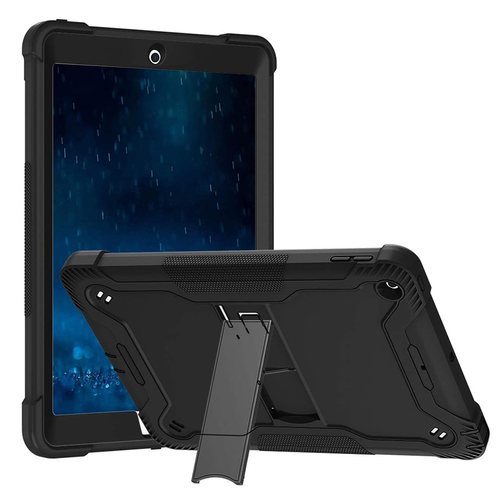 Funda para Apple iPad 9.7 (2018) / 9.7 (2017), Techsuit, Rugged TabShell, Negra