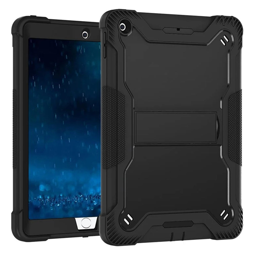 Funda para Apple iPad 9.7 (2018) / 9.7 (2017), Techsuit, Rugged TabShell, Negra