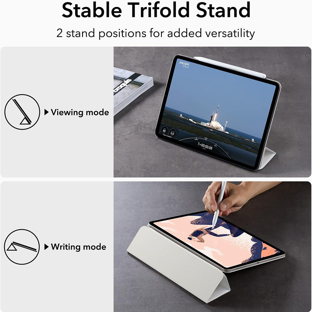 Funda para Apple iPad Air 11 (2024) / Air (2022) / Air (2020) / Pro 11 (2018), ESR, Rebound, Blanca