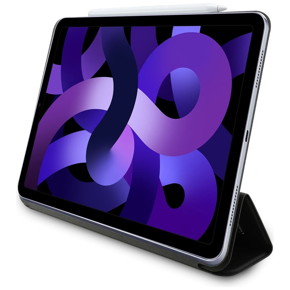 Funda para Apple iPad Air 11 (2025) / Air 11 (2024), Karl Lagerfeld, Saffiano Karl & Choupette, Negra.
