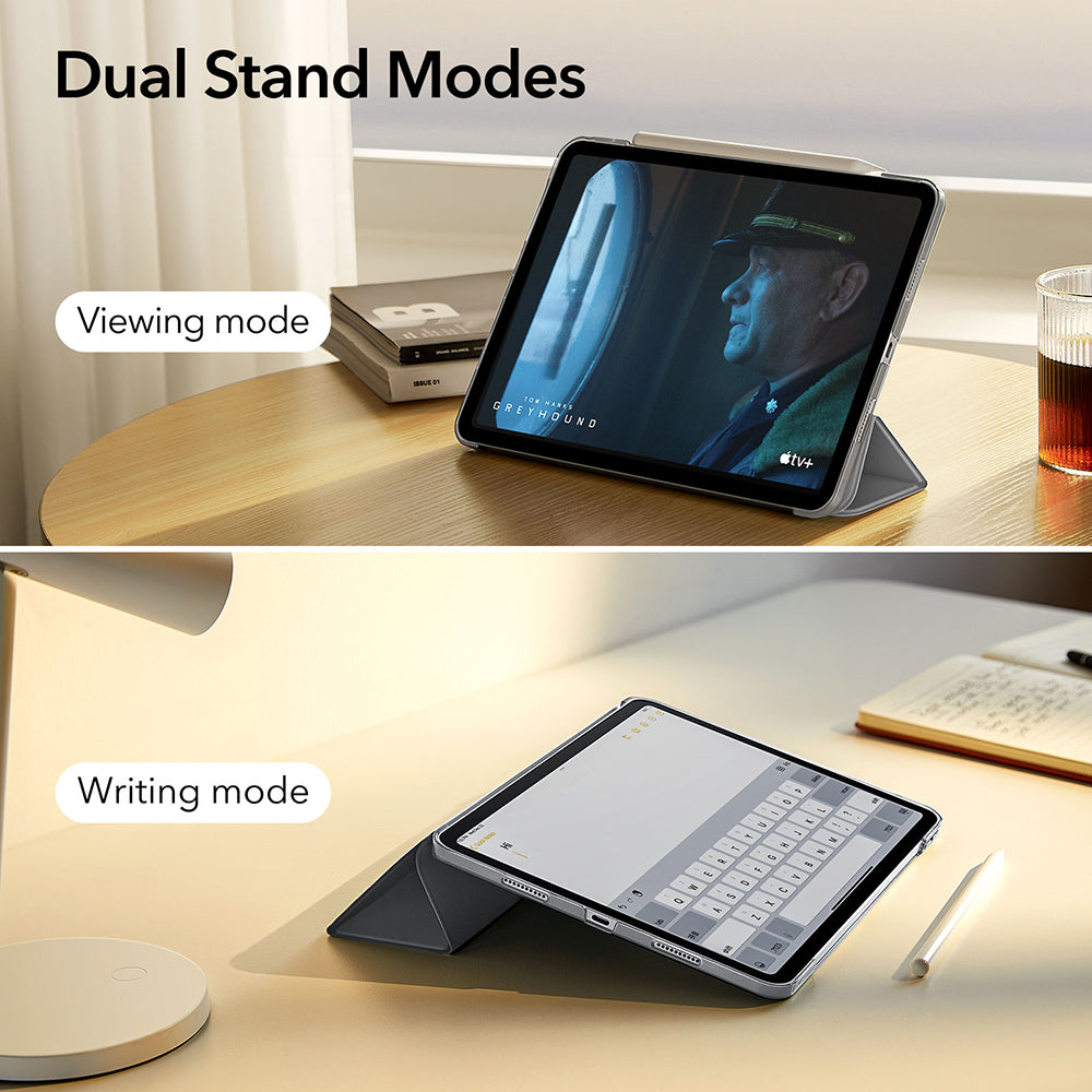 Funda para Apple iPad Air 13 (2026) / Air 13 (2025) / Air 13 (2024), ESR, Ascend Trifold, Gris Satinado