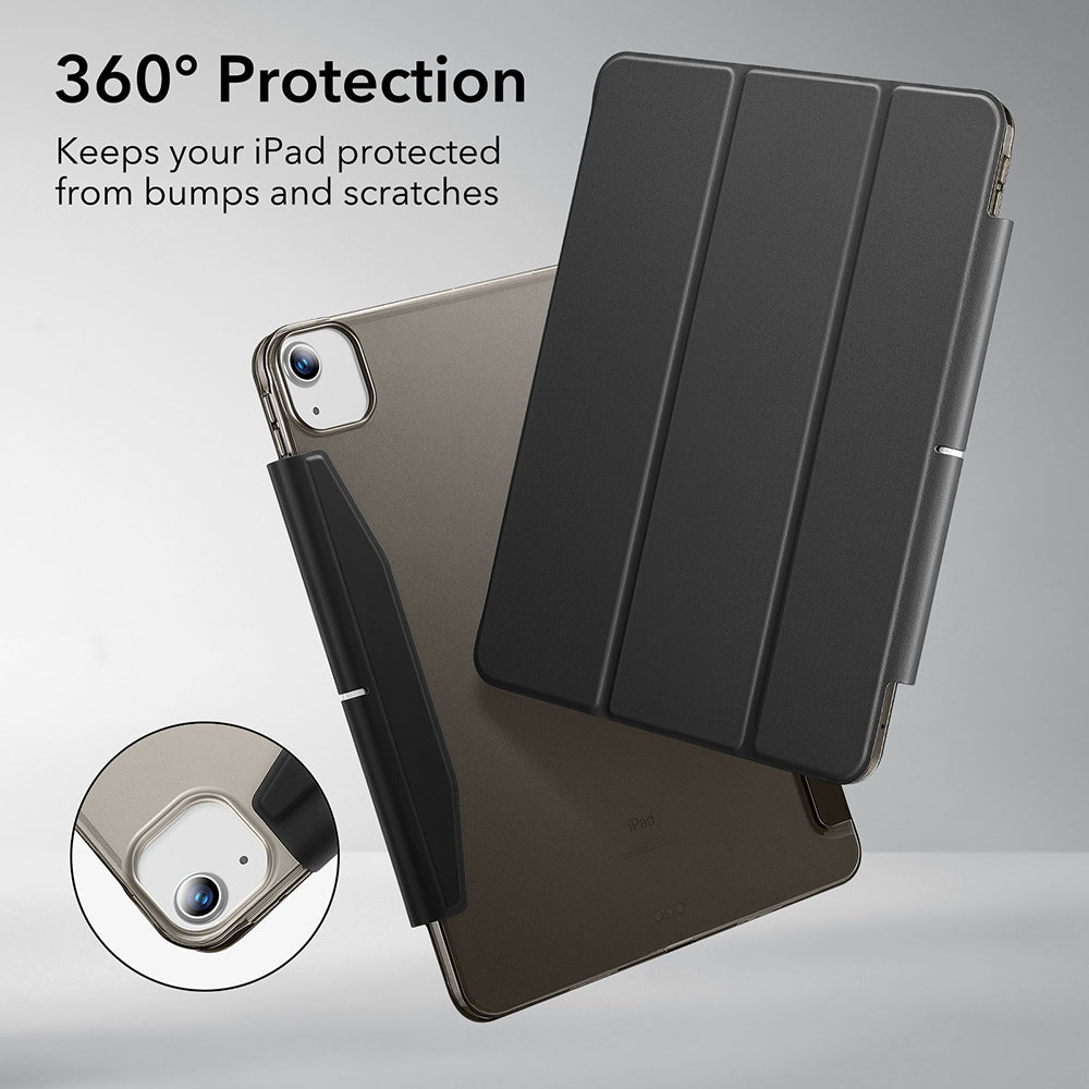 Funda para Apple iPad Air 13 (2025) / Air 13 (2024), ESR, Ascend Trifold, Negra Satinada