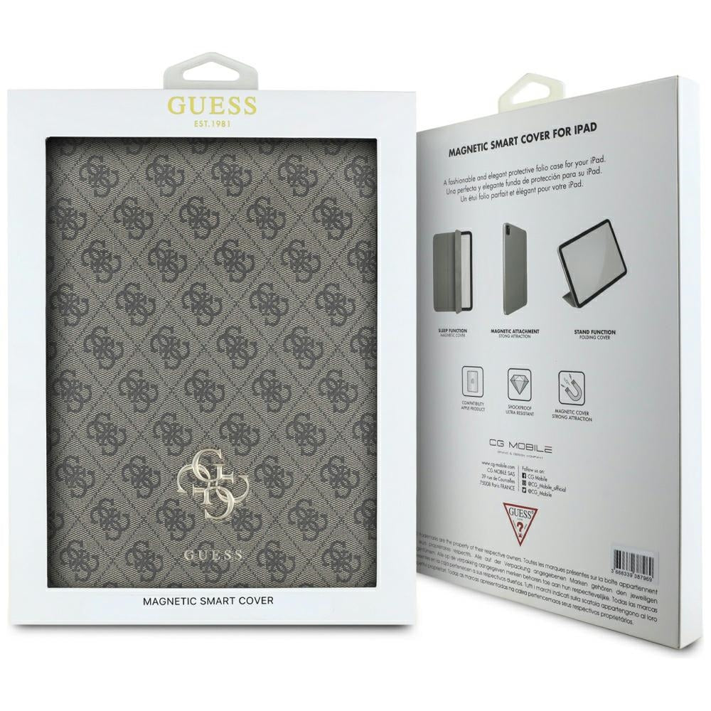 Funda para Apple iPad Air 13 (2025) / Air 13 (2024), Guess, 4G Big Logo, Marrón