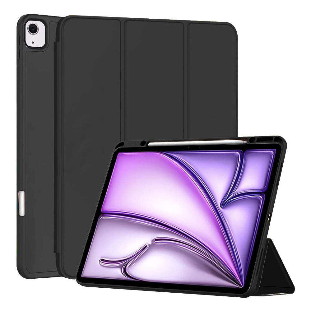 Funda para Apple iPad Air 13 (2026) / Air 13 (2025) / Air 13 (2024), Techsuit, Flex Trifold, Negra