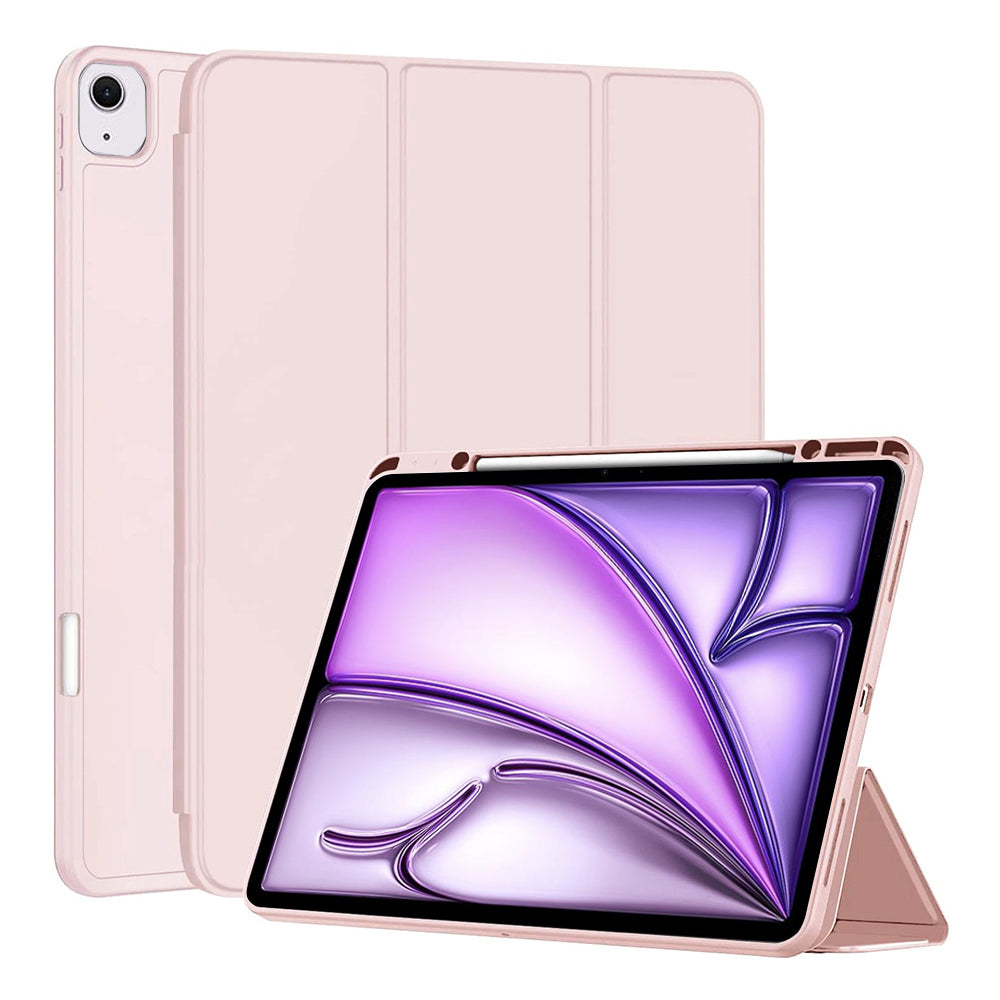 Funda para Apple iPad Air 13 (2026) / Air 13 (2025) / Air 13 (2024), Techsuit, Flex Trifold, Rosa
