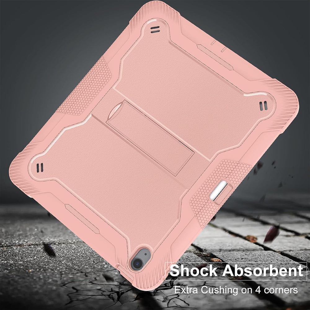 Funda para Apple iPad Air 13 (2026) / Air 13 (2025) / Air 13 (2024), Techsuit, Rugged TabShell, Rosa