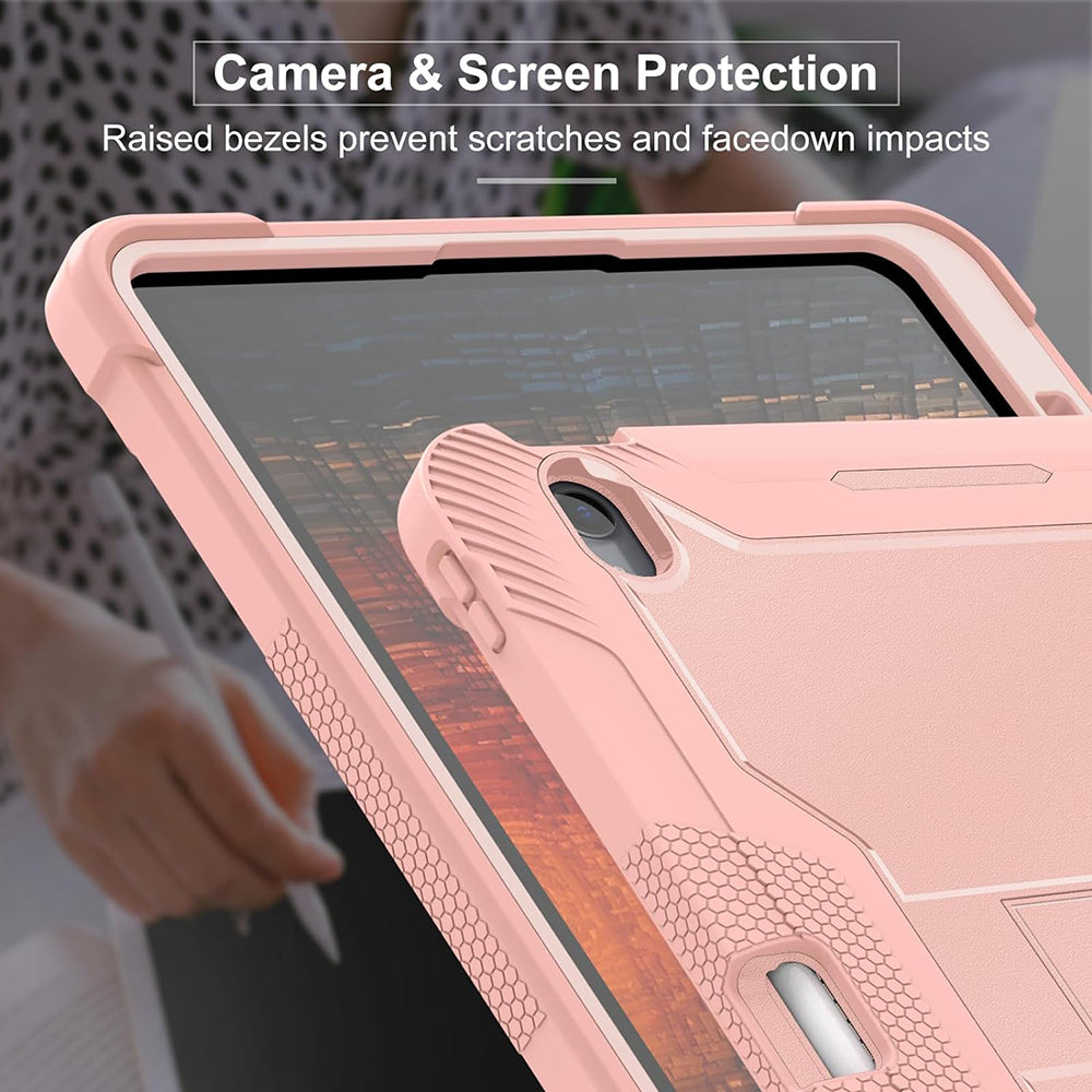 Funda para Apple iPad Air 13 (2026) / Air 13 (2025) / Air 13 (2024), Techsuit, Rugged TabShell, Rosa
