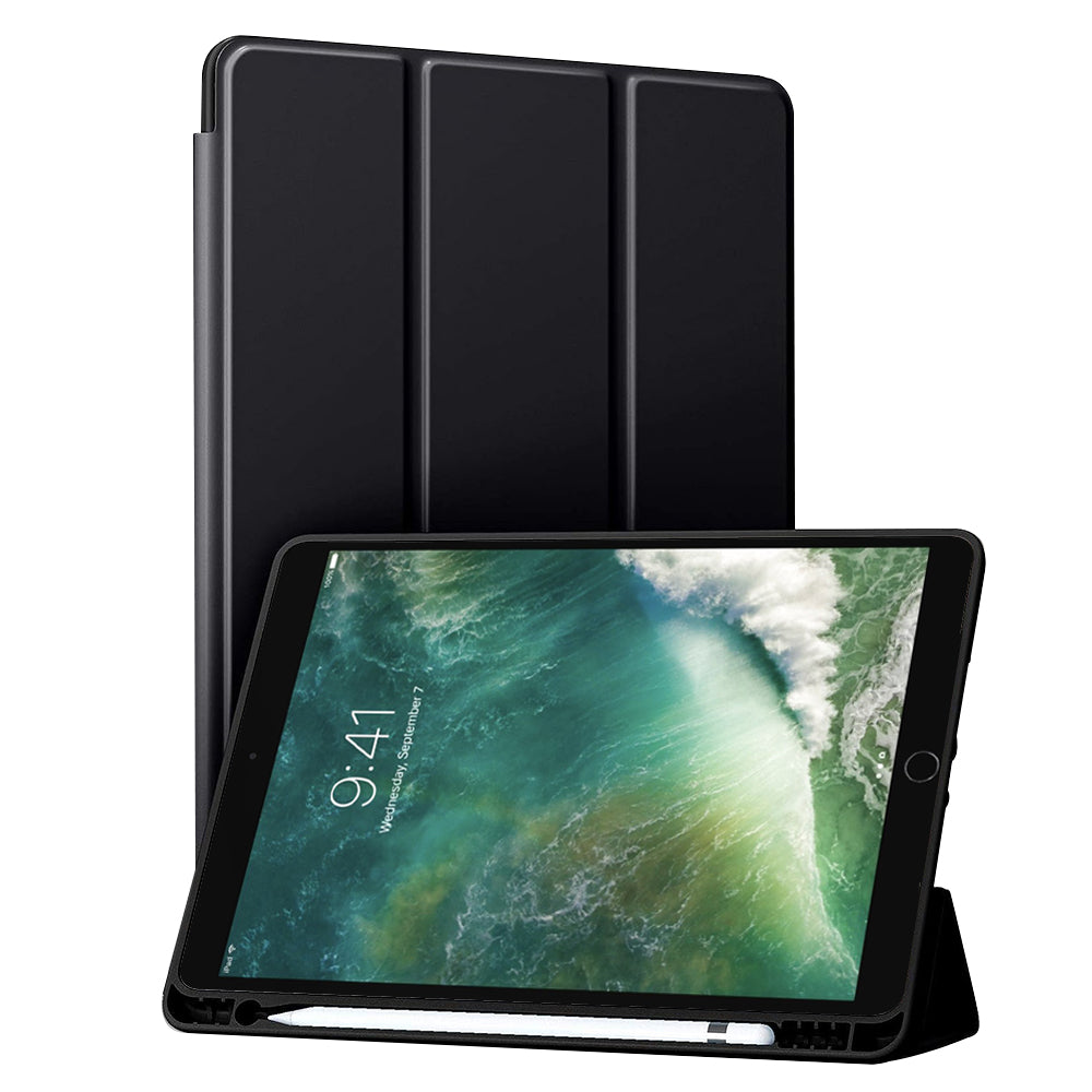 Funda para Apple iPad Air (2019) / Pro 10.5 (2017), Techsuit, Flex Trifold, Negra