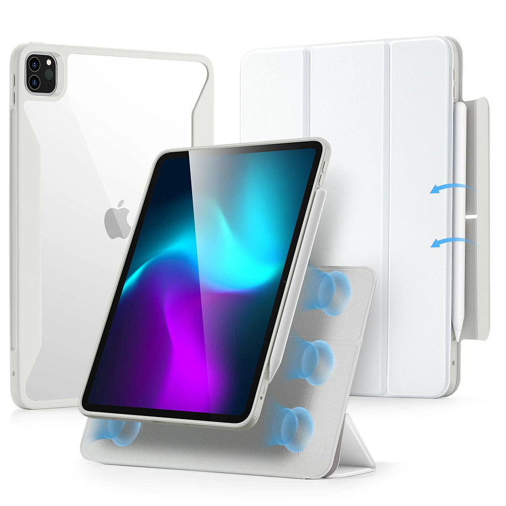 Funda para Apple iPad Pro 11 (2024), ESR, Rebound Hybrid, Blanca