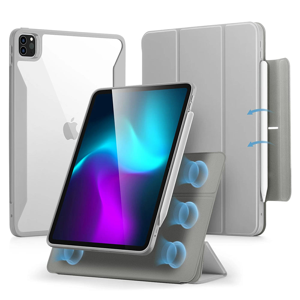 Funda para Apple iPad Pro 11 (2024), ESR, Rebound Hybrid, Gris
