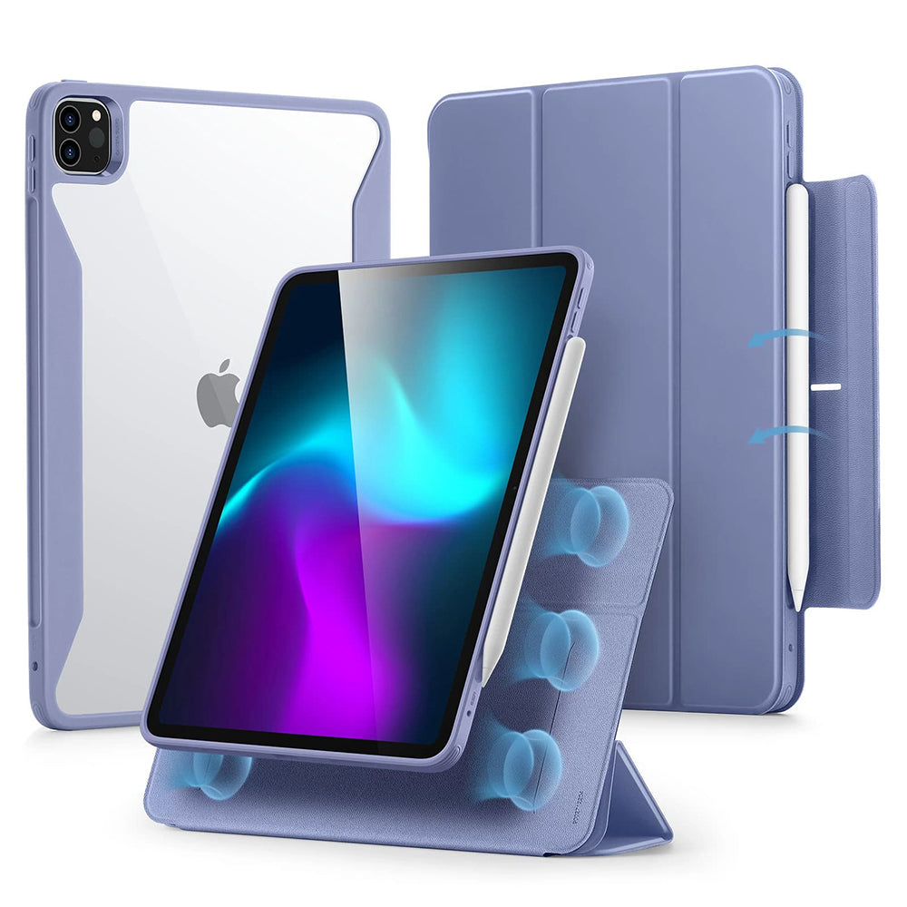 Funda para Apple iPad Pro 11 (2024), ESR, Rebound Hybrid, Morado
