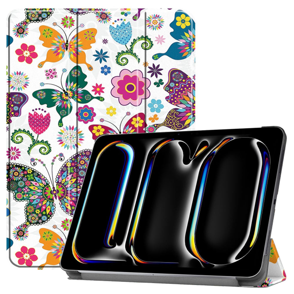 Funda para Apple iPad Pro 11 (2024), Techsuit, FoldPro Butterfly, Multicolor