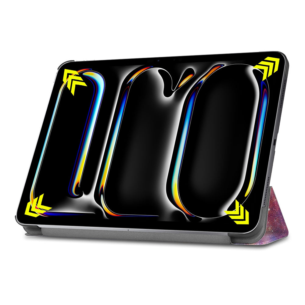 Funda para Apple iPad Pro 11 (2024), Techsuit, FoldPro Galaxy, Multicolor