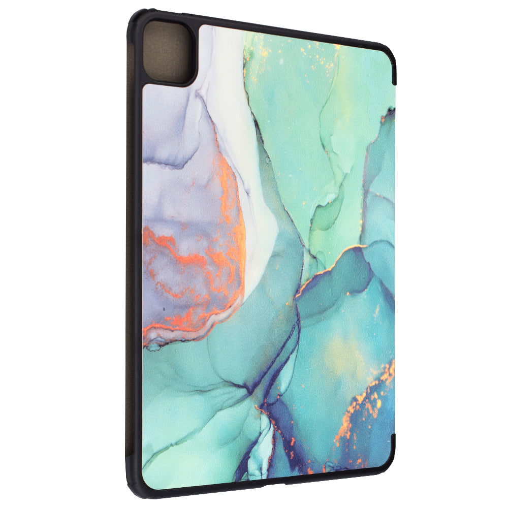 Funda para Apple iPad Pro 11 (2024), Techsuit, FoldPro Green Time, Multicolor