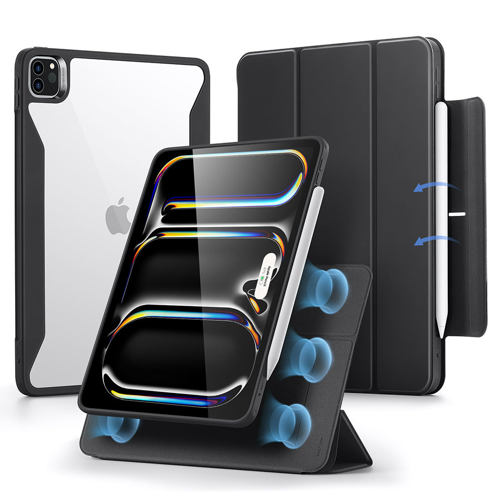 Funda para Apple iPad Pro 13 (2024), ESR, Rebound Hybrid, Negra