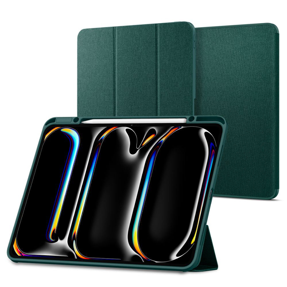 Funda para Apple iPad Pro 13 (2024), Spigen, Urban Fit, Verde ACS07763
