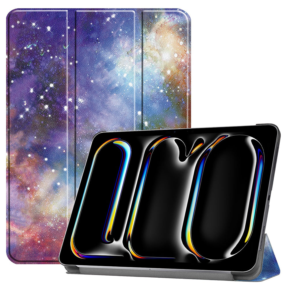 Funda para Apple iPad Pro 13 (2024), Techsuit, FoldPro Galaxy, Multicolor